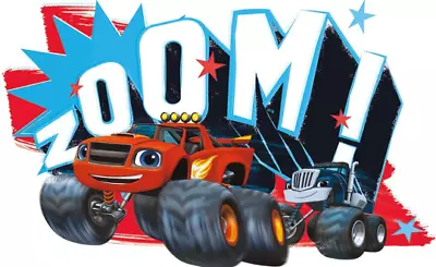 9 Inch Blaze Zoom Decal And The Monster Machines Truck Removable Peel Self Stick • $7