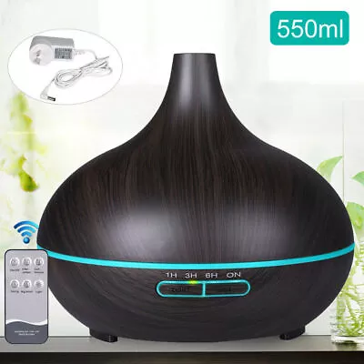 LED Aroma Aromatherapy Diffuser Essential Oil Ultrasonic Air Humidifier Purifier • $23.98