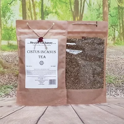 Cistus Incanus Tea 100g (dried Herbs) - Health Embassy 100% Natural Czystek • £5