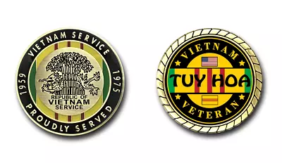 Tuy Hoa Vietnam Veteran Challenge Coin • $16.95