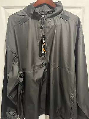 NWT 2XL 5.11 TACTICAL 48035 MENS XXL PACKABLE LIGHTWEIGHT JACKET Black 2XL • $42