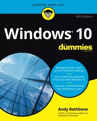 Windows 10 For Dummies 4th Edition ... Rathbone Andy • $28.68