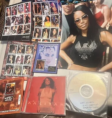 Aaliyah 8x10 Photo CD And Stamps Queen Of The Dammed Romeo Must Die Rare Lot!!!! • $98.88