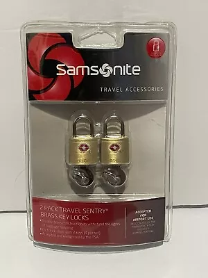 Samsonite 2 Pack Travel Sentry Brass Key Locks • $7