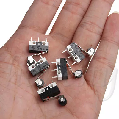 10X Ultra Mini Micro Switch Roller Lever Actuator Microswitch SPDT Sub Miniature • £5