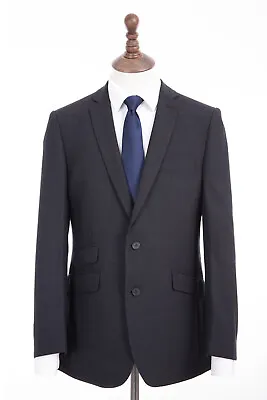 Mens Charcoal Grey Tailored Fit Suit By Daniel Dresscott  • £43.99