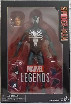 Marvel Legends 12  Spider-Man Black Symbiote Suit Hasbro Peter Parker New Sealed • $64.95