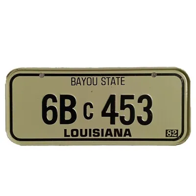Louisiana License Plate 1982 Cereal Premium Collectible State Bike Tag 6Bc 453 • $6.75