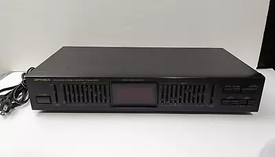 Optimus Ten 10 Band Stereo Equalizer Model 31-2030 Working Spectrum Display • $75