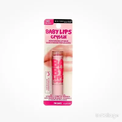 Maybelline Baby Lips Crystal Lip Balm Pink Quartz ⭐️Save When U Buy More • $7.96