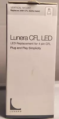 Lunera CFL LED Replacement Bulb HN-V-G24Q-B-11W-835-G4 • $20