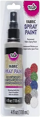 Fabric Spray Paint 118Ml Glitter Glistening Gold • $46.44