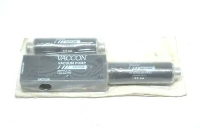 $219.95 • Buy New Vaccon Vp80-200h Vacuum Pump W/ 2x St-6a Silencer St Series, Nib