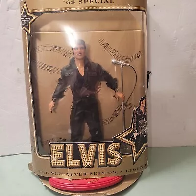 1993 Hasbro Elvis Presley '68 Special 12” Doll. Collectors Item Open BOX  • $25.65