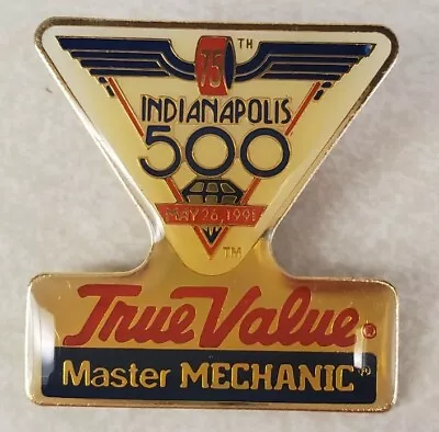 Indianapolis Indy 500 True Value Master Mechanic 75th Running 1991 VTG Pin • $16.80