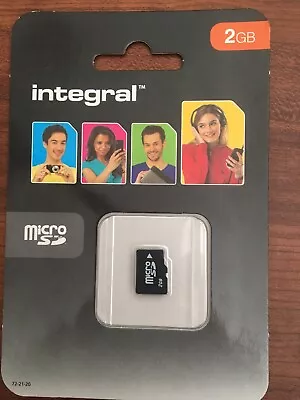 Integral 2GB MicroSD Card - Retail • $15