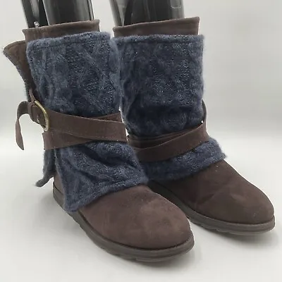 Muk Luks Ankle Boots Women’s Size 9 Brown Nikki • $18.74