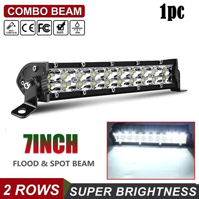7  Inch Led Work Light Bar Flood Offroad Atv Fog Truck Lamp 4wd 12v 6  8'' 10'' • $16.29