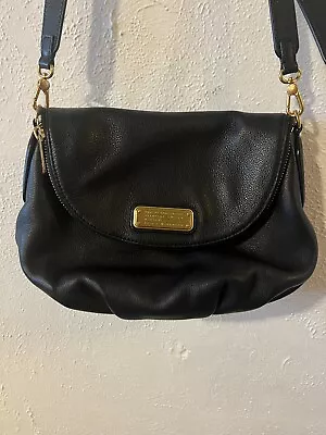 Marc By Marc Jacobs Classic Q Medium Natasha Leather Crossbody Bag Black • $50