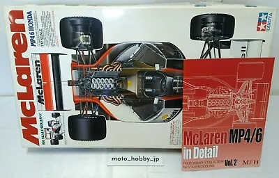 W/Detail Book TAMIYA 1/12 McLaren Honda MP4/6 Model Kit  Ayrton Senna 12028 • $205.03