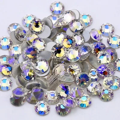 Moonlight Purple Non Hotfix Crystal Rhinestones Flatback Gem Nail Art Decoration • $3.28