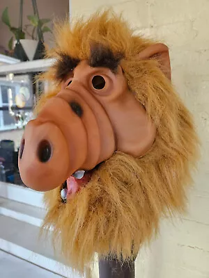 VTG New 1980’s Alf Adult Rubber Faux Fur Mask TV Character Halloween Or Cosplay • $36