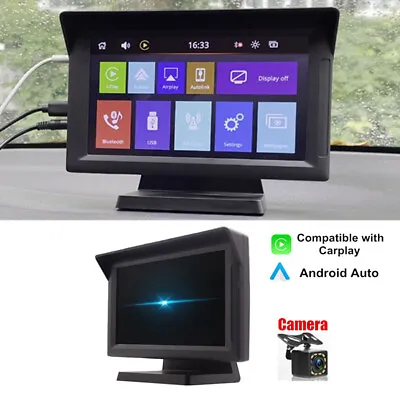 7  Touch Screen Car Monitor Radio + Back Camera Compatible With Cordless Carplay • $106.13