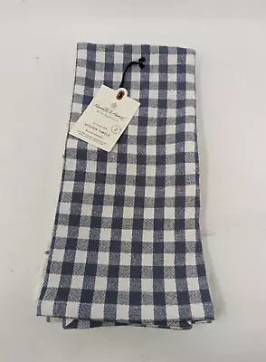 Hearth & Hand With Magnolia Cotton & Linen 2-Pack Kitchen Towels -Blue Plaid • $14.20