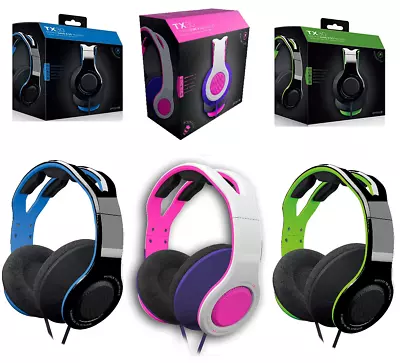 Wired Stereo Gaming Headset For PS4 XBOX One XB1 Nintendo Switch Blue Pink Green • $38