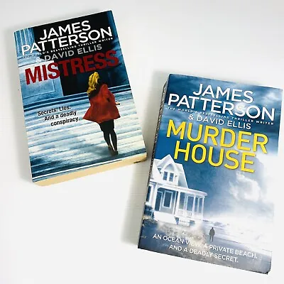 $17.90 • Buy 2x James Patterson Mistress + Murder House Paperback Books Crime Thriller