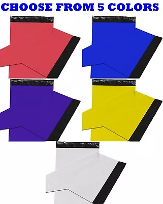 Any Size Color Poly Mailers Plastic Envelopes Shipping Mailing Bags Self Sealing • $7.43