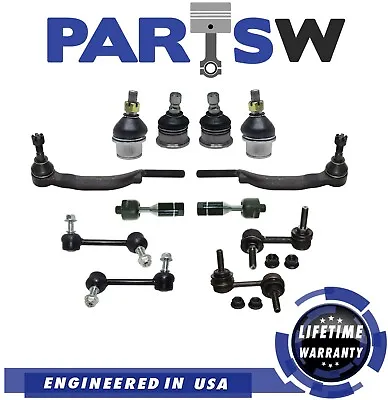 12 Piece Suspension Kit Ball Joints Tie Rods Sway Bar For Chevrolet GMC Isuzu • $60.97