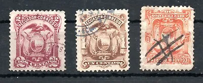 Ecuador Clasicos Escudo Nacional 1881-1887 • $3.50