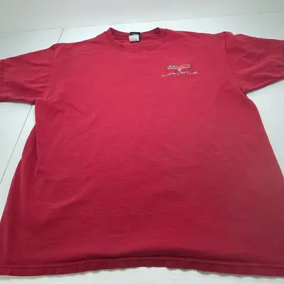 Corvette C6 Men's T-Shirt - Red - Size XL - GUC • $14.99