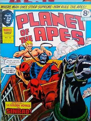 Planet Of The Apes #38  - Marvel UK - 1975 - VG CONDITION - FIRST PRINTING • £4.99