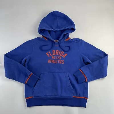 Vintage Florida Gators Jacket Small Blue Women NCAA Nike Team Pullover Hoodie • $22.40