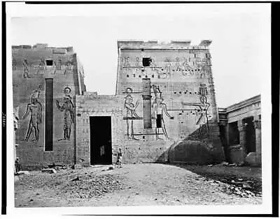 Photo:Pylon Temple Of Isis Philae(Gateways)--Egypt1850's • $9.99