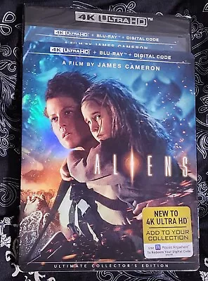 Aliens Collectors Ed.(4k Blu Ray20243 Disc Set)NEW/SEALED Cover R.free Trackin • $112.50