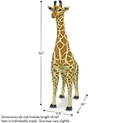 Jumbo Stuffed Animal 57 Inch Tall Extra Giant Big Kid Child Large Giraffe Plush • $123.98
