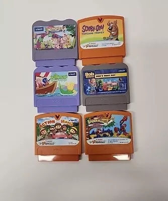 VTech V.Smile Lot Of 6 Kids Learning Educational System Video Games/ Free Ship! • $24.99