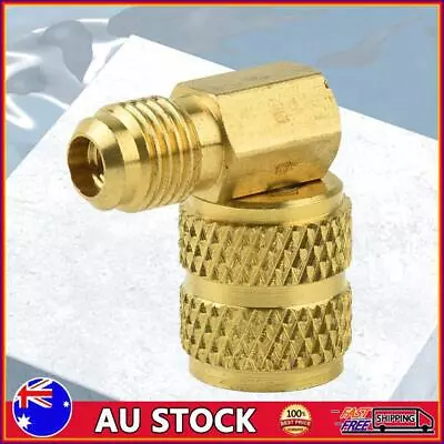 R410A Refrigeration Charging Adapter 1/4 SAE Male Quick Coupler Car Accessories • $9.59