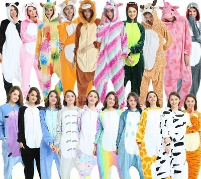 Giraffe Adult Kigurumi Animal Cosplay Men's And Women's Pajama Costumes- • £26.29