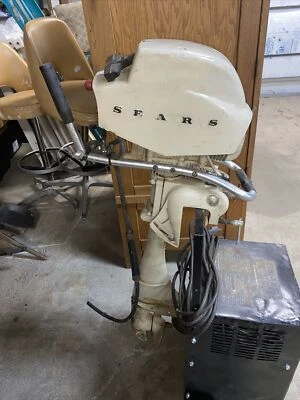 $120 • Buy Vintage Sears Gas Outboard Boat Motor Model 582