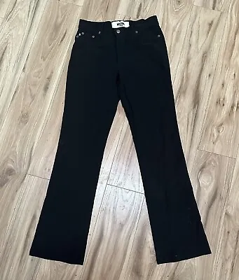 Vintage 90’s Moschino Jeans Women’s Size 29 Elastic Black Pants Italy • $41