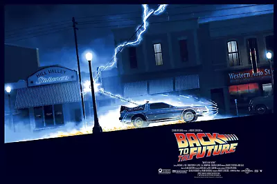 Back To The Future Delorean Movie Poster • $15