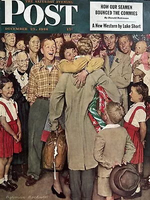 Original Norman Rockwell Cover December 1948rockwell Homecoming. • $24.99