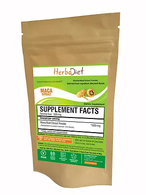 Maca Root Extract Powder STRONG 12:1 (6000 Mg Eq.) Sexual Health Stamina Libido • $4.99