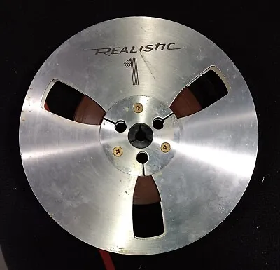 Realistic 7” Metal Reel-to-Reel Tape Player Reel Free Shipping.beautiful Shape. • $40