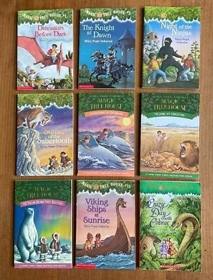 Magic Tree House Books Lot Of 9 # 1 2 5 7 9 11 12 15 45 Chapter Book • $15