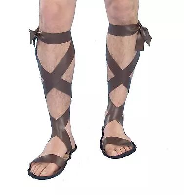 ROMAN SANDALS Mens Shoes Greek Medieval Renaissance • $14.95